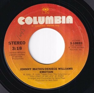 Johnny Mathis & Deniece Williams - Too Much, Too Little, Too Late / Emotion (A) SF-Q034