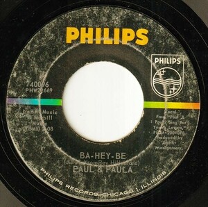 Paul & Paula - Young Lovers / Ba-Hey-Be (B) RP-P282