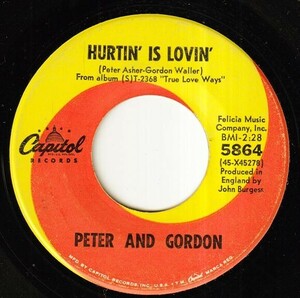 Peter & Gordon - Sunday For Tea / Hurtin' Is Lovin' (A) RP-Q124