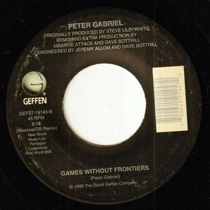 Peter Gabriel - Steam / Games Without Frontiers (Massive/DB Remix) (A) SF-P413の画像1