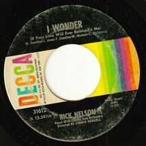 Rick Nelson - The Very Thought Of You / I Wonder (If Your Love Will Ever Belong To Me) (A) RP-P447_画像2