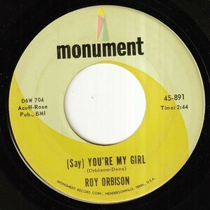 Roy Orbison - (Say) You're My Girl / Sleepy Hollow (A) RP-Q157の画像2