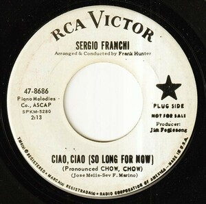 Sergio Franchi - Ciao Ciao (So Long For Now) / Moon Over Naples (A) RP-P151