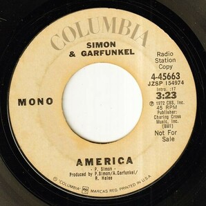 Simon & Garfunkel - America (Mono) / America (Stereo) (B) FC-P568の画像1
