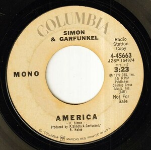 Simon & Garfunkel - America (Mono) / America (Stereo) (B) FC-P568