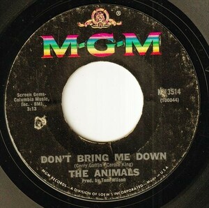 The Animals - Don't Bring Me Down / Cheating (A) RP-P119