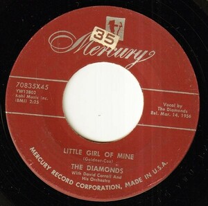 The Diamonds - The Church Bells May Ring / Little Girl Of Mine (A) OL-P201