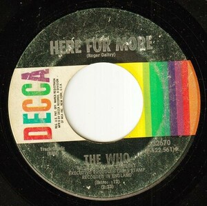 The Who - The Seeker / Here For More (C) RP-P339