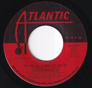 Aretha Franklin - You're All I Need To Get By / Pullin' (B) SF-Q359