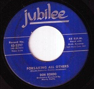 Don Rondo - There's Only You / Forsaking All Others (C) RP-Q249