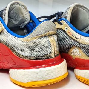 【美品・USED/レア・コラボ/BOOST FORM＆adiPRENE＋】adidas BARRICADE BOOST Pharrell Williams テニスシューズ  サイズ＝26.5ｃｍの画像9