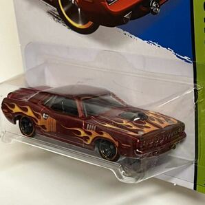 HW ‘71 HEMI CUDA ヘミ クーダ メタリックグリーン ホットウィールの画像2