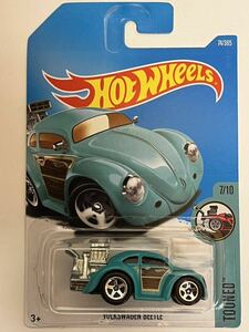 HW VOLKSWAGEN BEETLE TOONED フォルクスワーゲン　ビートル　ターコイズ　ホットウィール