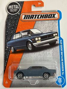 MB *71 NISSAN SKYLINE 2000 GTX Nissan Skyline Hakosuka Matchbox 