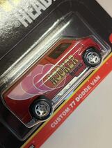 HW CUSTOM 77 DODGE VAN カスタム　ダッジバン　HOOKER　ホットウィール_画像3