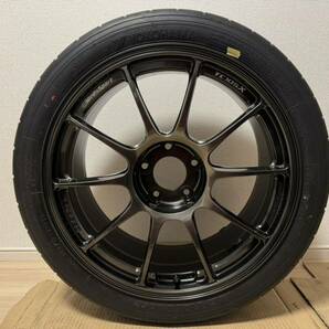 タイヤ&ホイール未使用 中古4本セット 18インチ 5H-114.3 8.5J+32 225/40R18 WedsSport TC105X FORGED YOKOHAMA ADVAN A052 の画像3