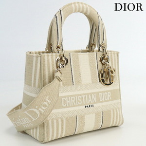 中古 クリスチャンディオール トートバッグ レディース ブランド Christian Dior レディディオール キャンバス M05650JAT