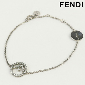 中古 フェンディ ブレスレット レディース ブランド FENDI エフ イズ フェンディ 8AG761 6DM F0GGH シルバー アクセサリー