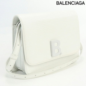 中古 バレンシアガ 斜め掛け ショルダーバッグ レディース ブランド BALENCIAGA ショルダーバッグ レザー 618156 ホワイト