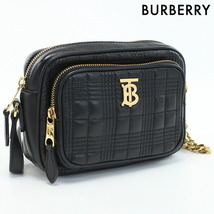 中古 バーバリー 斜め掛け ショルダーバッグ レディース ブランド BURBERRY ショルダーバッグ レザー ブラック_画像1