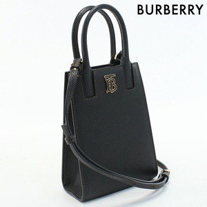 中古 バーバリー ハンドバッグ レディース ブランド BURBERRY マイクロ フランシス トート レザー 8052305 ブラック