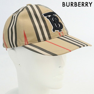 中古 バーバリー キャップ ユニセックス ブランド BURBERRY ベースボールキャップ コットン 8026924 ベージュ 帽子