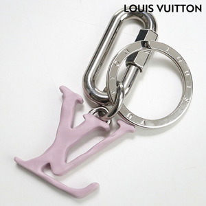  used Louis Vuitton key ring lady's brand LOUIS VUITTONporutokreLV Shape metal MP2615 pink 