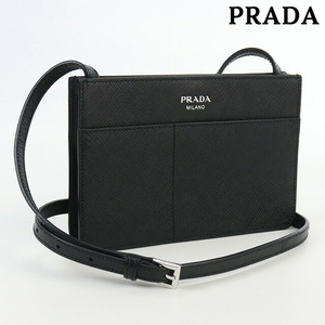 中古 プラダ 斜め掛け ショルダーバッグ レディース ブランド PRADA ミニショルダーバッグ レザー ブラック バッグ