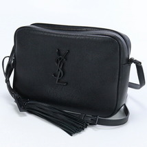 中古 サンローラン 斜め掛け ショルダーバッグ レディース ブランド SAINT LAURENT ルー カメラバッグ レザー 574494 ブラック_画像3