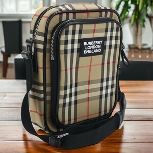 中古 バーバリー 斜め掛け ショルダーバッグ ユニセックス ブランド BURBERRY ショルダーバッグ 8023381 ベージュ バッグ