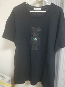 BE@RBRICK × atmos × WDS (BE@R) T-SHIRT WIND AND SEA　ウィンダンシー 