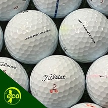 ロストボール タイトリスト PRO V1x 2023年 ホワイト 30個 Bランク 中古 ゴルフボール ロスト Titleist エコボール 送料無料_画像3