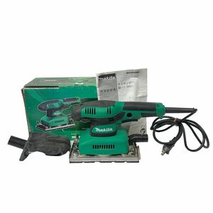 ★稼動品★100円スタート★makita マキタ 仕上サンダ 100V M931 電動工具 仕上げサンダ 工具 付属品付き