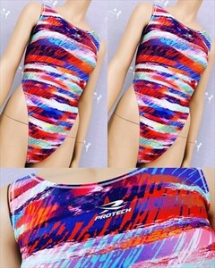 BE2-D54*// super large 2XL size * popular remake * to raise. high leg * lady's .. swimsuit * most low price . postage .. packet if 210 jpy 