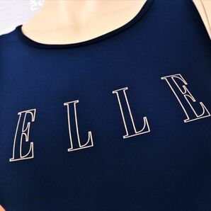 BY4-256◇//ELLE/エル♪人気のハイレグリメイク1点もの♪ネイビー*Lサイズ♪レディース競泳水着※一番安価な送料はゆうパケットなら210円♪の画像3