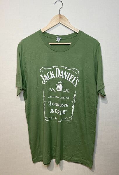 ジャックダニエルTシャツ プリントT デザインT L半袖 アメカジ JACK DANIELS