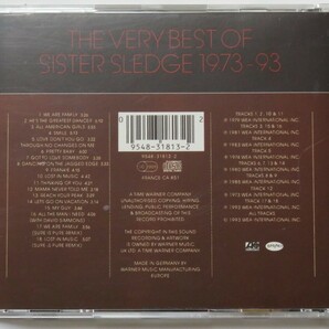 THE VERY BEST OF SISTER SLEDGE 1973-93 ザ・ヴェリー・ベスト・オブ・シスター・スレッジ We Are Family他 ヒット曲満載！輸入盤の画像2