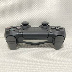 即決☆ PS4 ワイヤレスコントローラ ジェット ブラック DUALSHOCK4 SONY プレステ4 CUH-ZCT2J USBケーブル 黒 BLACK 237の画像7