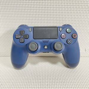 即決☆ PS4 ワイヤレスコントローラ ミッドナイト ブルー DUALSHOCK4 SONY プレステ4 デュアルショック CUH-ZCT2J 青 紺色 blue 000