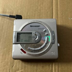 SHARP シャープ MDポータブルレコーダー MD-MS701-Sの画像1