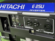  HITACHI　ガソリンエンジン発電機　E25U　インバータータイプ　出力2.5kVA　_画像6