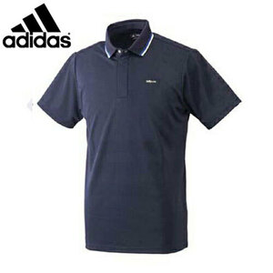 新品 アディダスゴルフ アディピュア パネル 半袖ポロシャツ ネイビー/S QR384 adidas golf adipure メンズ トップス 即決有