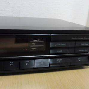 「6044/T3A」Technics テクニクス CDプレーヤー SL-P120 リモコン付 EUR 64192 オーディオ機器 CD 通電確認済 中古 現状品の画像5