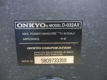 「6045/T3D」ONKYO オンキョー コンポ CR-185X MD-185X スピーカー D-032AX オーディオ機器 セット まとめ 中古 現状品 通電確認済_画像9