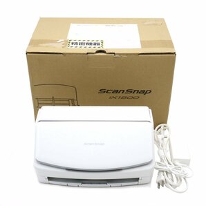 富士通 ScanSnap ix1500 両面読み取り対応スキャナー タッチパネル対応4.3インチ液晶搭載 USB3.1接続 Wifi接続 総スキャン枚数30枚未満の画像1