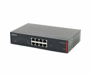 *BUFFALO BS-GS2008P 8 port 1000BASE-T all port PoE+(IEEE802.3at maximum 30W) supply of electricity correspondence Smart L2 switch WebGUI/VLAN etc. correspondence AC lack of 