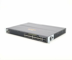 aruba 2920-24G-PoEP 24ポート1000BASE-T(うち4ポートSFP共用)搭載 IEEE802.3at PoE+給電対応 L3スイッチ 575W電源搭載 J9733A増設