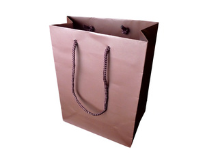  paper bag shopping bag Brown / tea color 230mm×170mm×85mm wrapping gift wrapping material present gift bag 