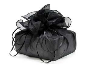  сумка упаковка упаковка мешочек сумка бардачок (45cm) атлас ткань ba Rune ( чёрный ) (10 шт )