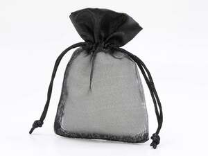  сумка упаковка упаковка мешочек сумка бардачок (9cm×12cm) атлас × бур nji-( чёрный ) (10 шт )
